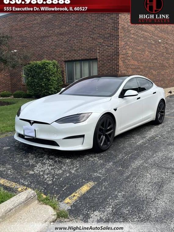 TESLA MODEL S 2021 5YJSA1E62MF438339 image